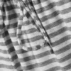 Mid Rise Loose Wide Leg Lyocell Trousers – White – Grey Stripes Mid Rise Loose Wide Leg Lyocell Trousers – White – Grey Stripes