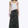 Mid Rise Printed Maxi Skirt – Khaki Green – Camouflage Mid Rise Printed Maxi Skirt – Khaki Green – Camouflage