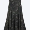 Mid Rise Printed Maxi Skirt – Khaki Green – Camouflage Mid Rise Printed Maxi Skirt – Khaki Green – Camouflage