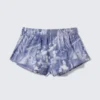 Mid-Rise Printed Poplin Pyjama Shorts – Blue – Baroque Collage Mid-Rise Printed Poplin Pyjama Shorts – Blue – Baroque Collage