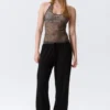 Mid Rise Relaxed Pyjama Trousers – Black Mid Rise Relaxed Pyjama Trousers – Black