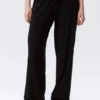 Mid Rise Relaxed Pyjama Trousers – Black Mid Rise Relaxed Pyjama Trousers – Black