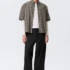 Mid Rise Relaxed Straight Leg Chino Trousers – Black Mid Rise Relaxed Straight Leg Chino Trousers – Black