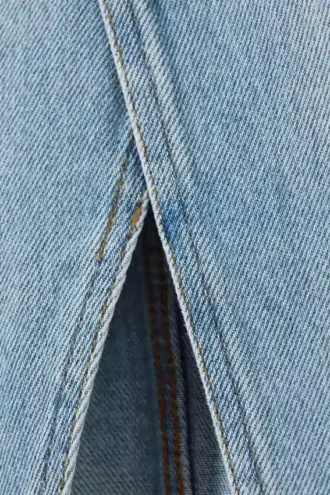 Midi Denim Skirt – Fresh Blue – Light Blue