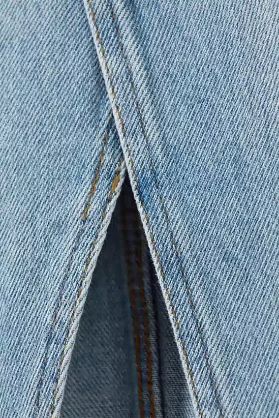 Midi Denim Skirt – Fresh Blue – Light Blue Midi Denim Skirt – Fresh Blue – Light Blue