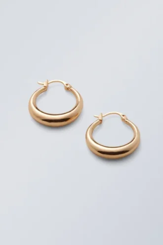 Mija Hoop Earrings – Golden