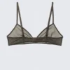 Mila Printed Mesh Triangle Bra – Dark Brown Mila Printed Mesh Triangle Bra – Dark Brown