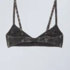 Miley Washed Cotton Bra – Bleach Washed Black Miley Washed Cotton Bra – Bleach Washed Black