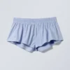 Mini Cotton Shorts – Light Blue Mini Cotton Shorts – Light Blue
