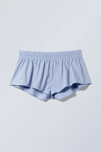 Mini Cotton Shorts – Light Blue