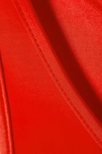 Mini Jersey Tank Dress – Bright Red