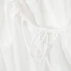 Mini Poplin Strap Dress – White Mini Poplin Strap Dress – White