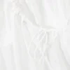 Mini Poplin Strap Dress – White Mini Poplin Strap Dress – White