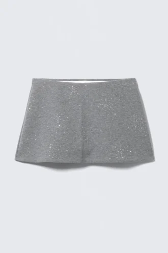 Mini Scuba Skirt – Grey