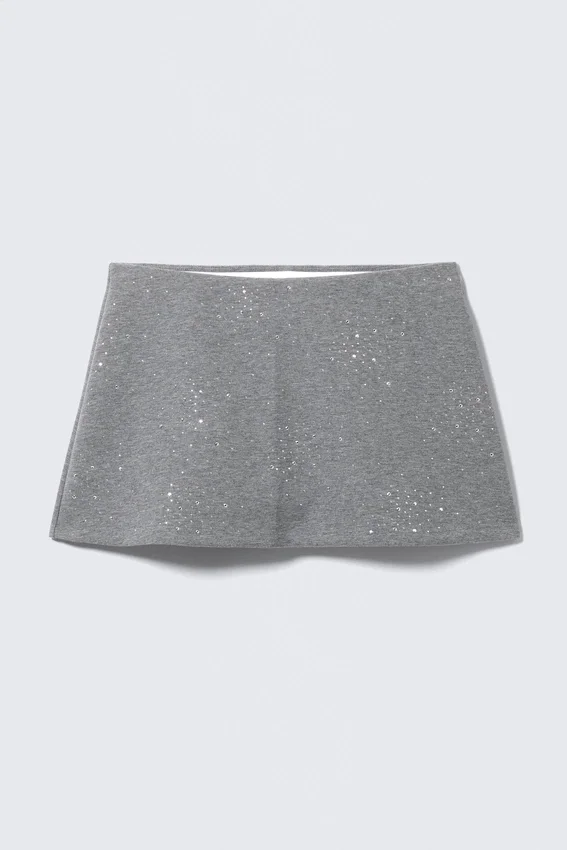 Mini Scuba Skirt – Grey Mini Scuba Skirt – Grey