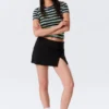 Mini Slit Skirt – Black Mini Slit Skirt – Black