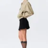 Mini Suede Wrap Skirt – Black Mini Suede Wrap Skirt – Black