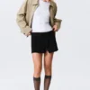 Mini Suede Wrap Skirt – Black Mini Suede Wrap Skirt – Black