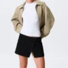 Mini Suede Wrap Skirt – Black Mini Suede Wrap Skirt – Black