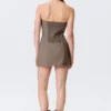 Mini Tube Suiting Dress – Mole Melange Mini Tube Suiting Dress – Mole Melange