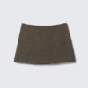 Mini Twill Skirt – Dark Mole Herringbone Mini Twill Skirt – Dark Mole Herringbone