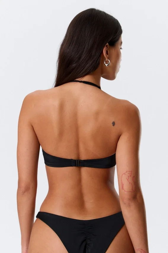 Minimal Halter Bikini Top – Black Minimal Halter Bikini Top – Black