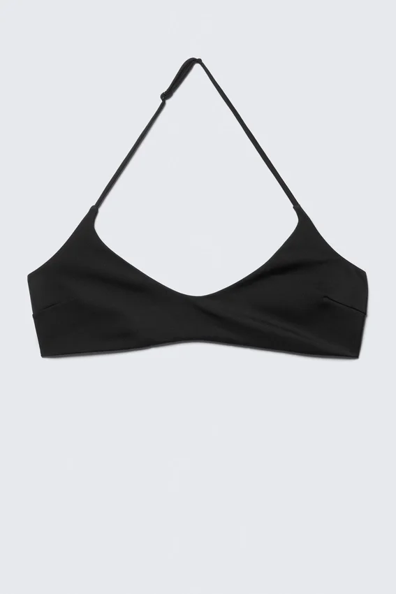 Minimal Halter Bikini Top – Black Minimal Halter Bikini Top – Black