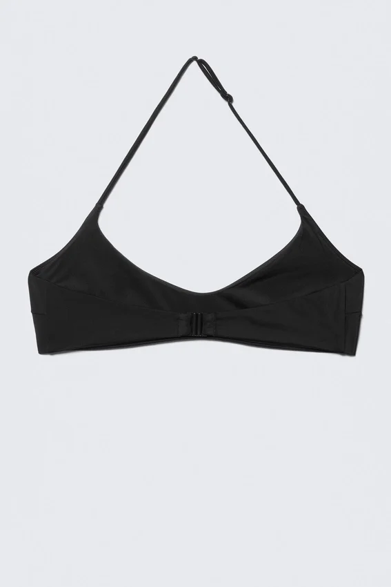 Minimal Halter Bikini Top – Black Minimal Halter Bikini Top – Black