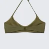 Minimal Halter Bikini Top – Dark Green Minimal Halter Bikini Top – Dark Green