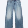 Missy Low Rise Loose Straight Jeans – Blue Horses – Medium Blue Missy Low Rise Loose Straight Jeans – Blue Horses – Medium Blue