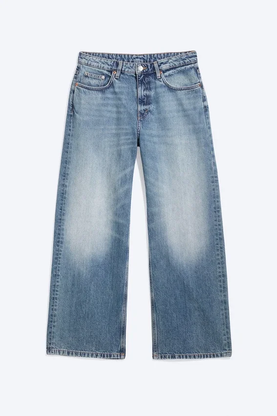 Missy Low Rise Loose Straight Jeans – Blue Horses – Medium Blue Missy Low Rise Loose Straight Jeans – Blue Horses – Medium Blue