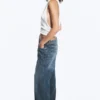 Missy Low Rise Loose Straight Jeans – Blue Hymn – Medium Blue Missy Low Rise Loose Straight Jeans – Blue Hymn – Medium Blue