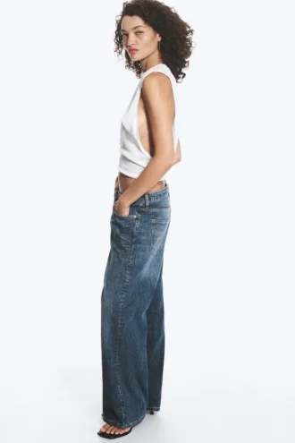 Missy Low Rise Loose Straight Jeans – Blue Hymn – Medium Blue Missy Low Rise Loose Straight Jeans – Blue Hymn – Medium Blue