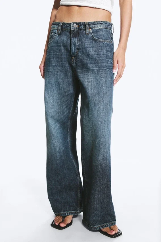 Missy Low Rise Loose Straight Jeans – Blue Hymn – Medium Blue Missy Low Rise Loose Straight Jeans – Blue Hymn – Medium Blue
