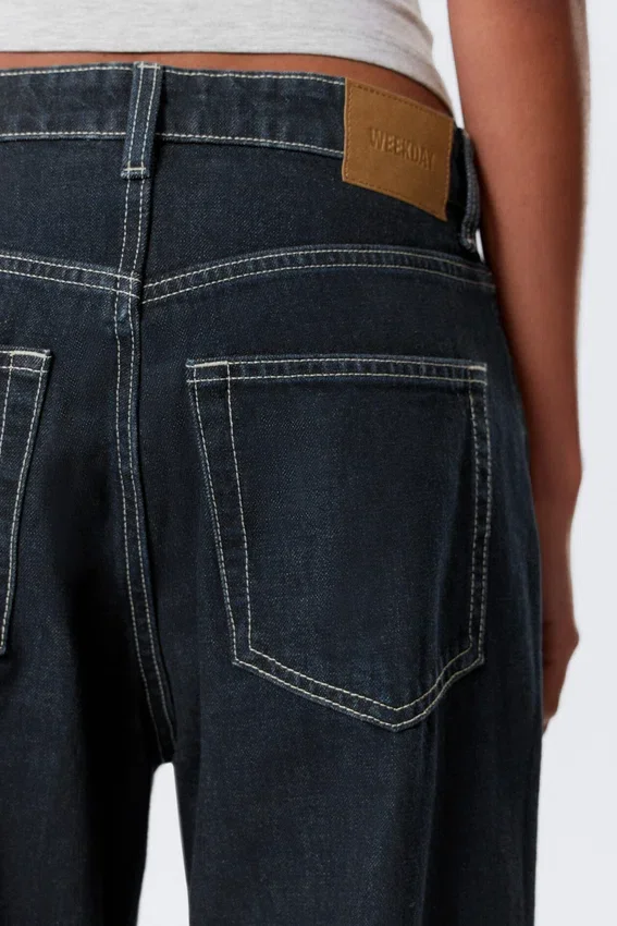 Missy Low Rise Loose Straight Jeans – Blue Rinse – Dark Blue Missy Low Rise Loose Straight Jeans – Blue Rinse – Dark Blue