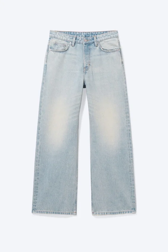 Missy Low Rise Loose Straight Jeans – Broken Blue – Light Blue Missy Low Rise Loose Straight Jeans – Broken Blue – Light Blue