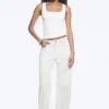 Missy Low Rise Loose Straight Jeans – Dirty White – White Missy Low Rise Loose Straight Jeans – Dirty White – White