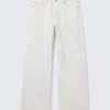 Missy Low Rise Loose Straight Jeans – Dirty White – White Missy Low Rise Loose Straight Jeans – Dirty White – White