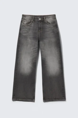 Missy Low Rise Loose Straight Jeans – Dusky Black – Black Missy Low Rise Loose Straight Jeans – Dusky Black – Black