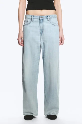 Missy Low Rise Loose Straight Jeans – Ghost Blue – Light Blue Missy Low Rise Loose Straight Jeans – Ghost Blue – Light Blue