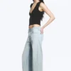Missy Low Rise Loose Straight Jeans – Ghost Blue – Light Blue Missy Low Rise Loose Straight Jeans – Ghost Blue – Light Blue