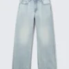 Missy Low Rise Loose Straight Jeans – Ghost Blue – Light Blue Missy Low Rise Loose Straight Jeans – Ghost Blue – Light Blue