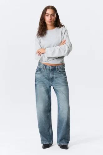 Missy Low Rise Loose Straight Jeans – Mountain Blue – Medium Blue Missy Low Rise Loose Straight Jeans – Mountain Blue – Medium Blue