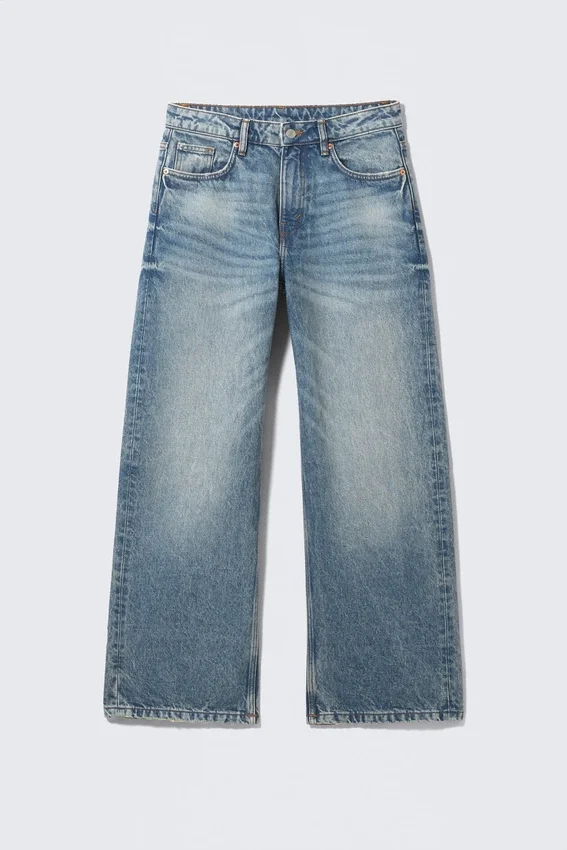 Missy Low Rise Loose Straight Jeans – Mountain Blue – Medium Blue Missy Low Rise Loose Straight Jeans – Mountain Blue – Medium Blue