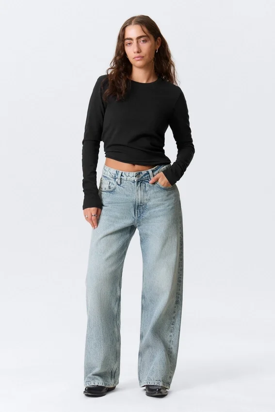 Missy Low Rise Loose Straight Jeans – Notus Blue – Light Blue Missy Low Rise Loose Straight Jeans – Notus Blue – Light Blue