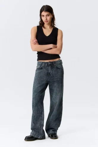 Missy Low Rise Loose Straight Jeans – Pandora Blue – Dark Blue Missy Low Rise Loose Straight Jeans – Pandora Blue – Dark Blue
