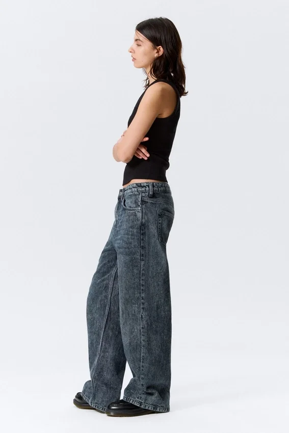 Missy Low Rise Loose Straight Jeans – Pandora Blue – Dark Blue Missy Low Rise Loose Straight Jeans – Pandora Blue – Dark Blue