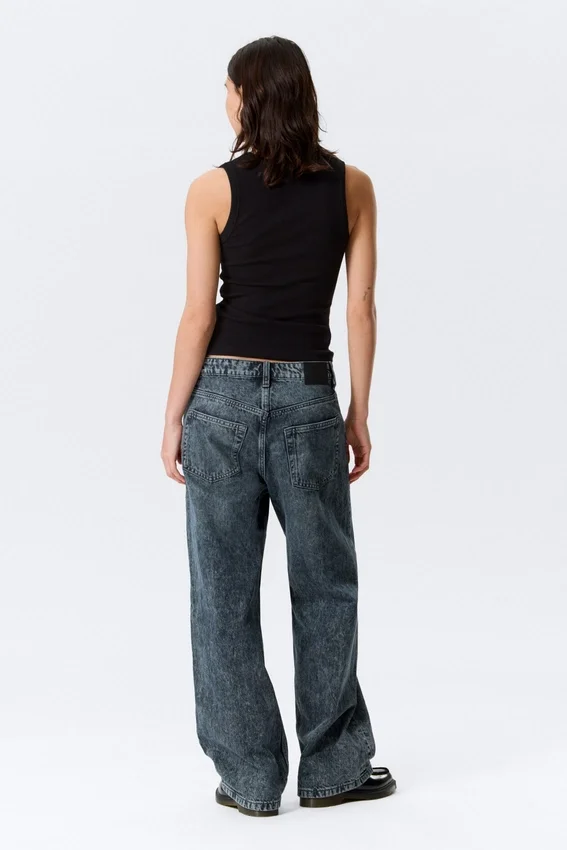 Missy Low Rise Loose Straight Jeans – Pandora Blue – Dark Blue Missy Low Rise Loose Straight Jeans – Pandora Blue – Dark Blue
