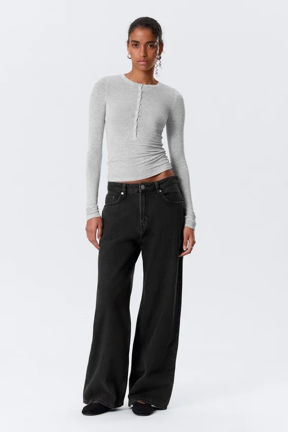 Missy Low Rise Loose Straight Jeans – Tuned Black – Black Missy Low Rise Loose Straight Jeans – Tuned Black – Black