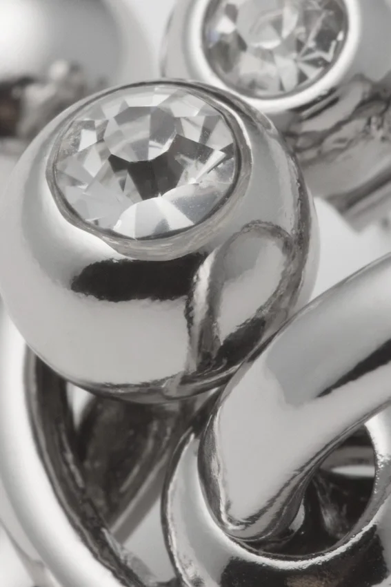 Mixed Pierce Hoop Earrings – Silver Mixed Pierce Hoop Earrings – Silver